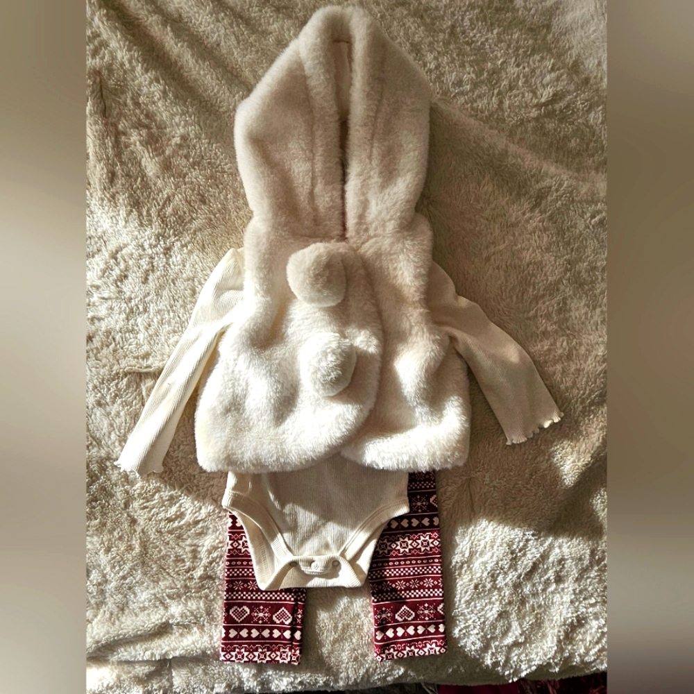 NWT 3pc Winter Baby Set